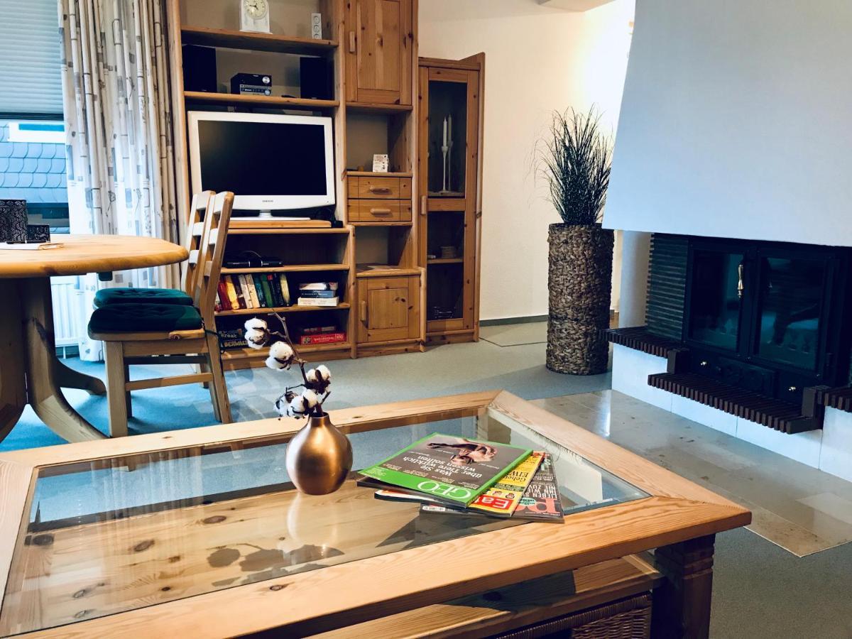 Grosse Wohnung - Kamin - Balkon - Boxspringbett - Skiwiese Braunlage Exteriör bild